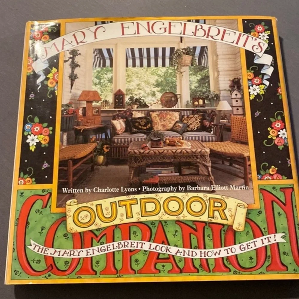 Mary Engelbreit Outdoor Companion & Spring Vintage Garden Craft Books Lot